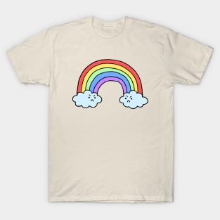 Grumpy Rainbow Clouds T-Shirt